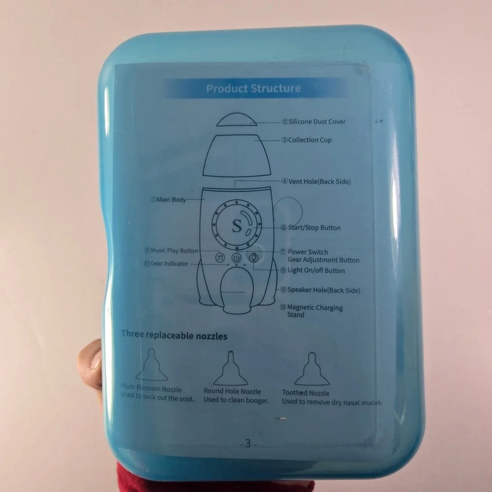 Rocket Baby Nasal Aspirator Electric Rechargeable with Music and Light